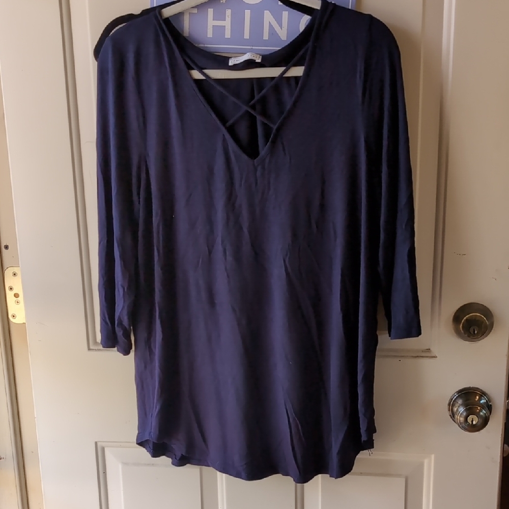 Emory Park Deep Blue Cross Cross Top Stitch Fix